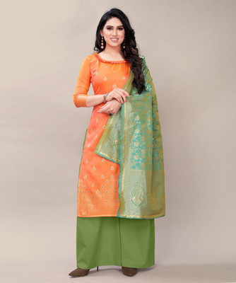 FASHION YOU Jacquard Self Design Kurta & Churidar Material