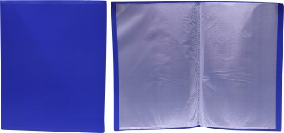 ERIKRAUZ DISPLAY FILE 20 POCKET A4(Set Of 3, Blue)