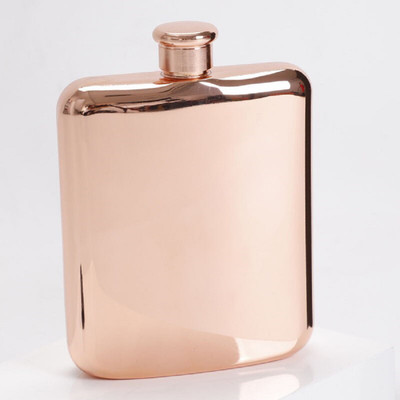 Protos India.Net Stainless Steel Smooth Hip Flask Stainless Steel Hip Flask(207 ml)