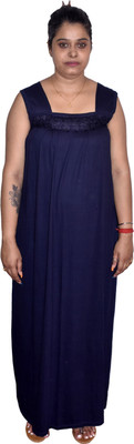 Piyali's Creation Women's Women Nighty(Blue)