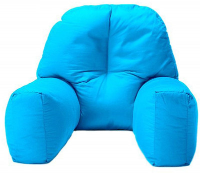Coozly Fashion Polyester Fibre Solid Cushion Pack of 1(Sky Blue)