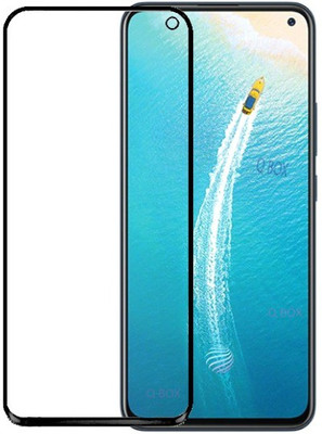 Q Box Edge To Edge Tempered Glass for vivo v17, vivo v19 NEO(Pack of 1)