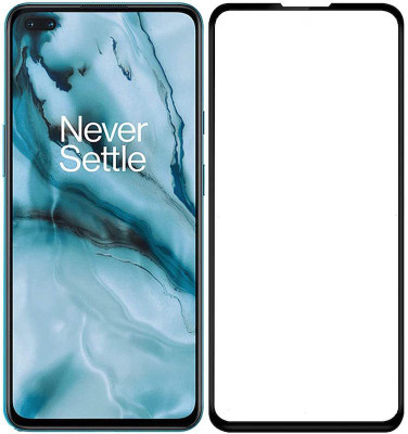 erika Edge To Edge Tempered Glass for oneplus nord(Pack of 2)