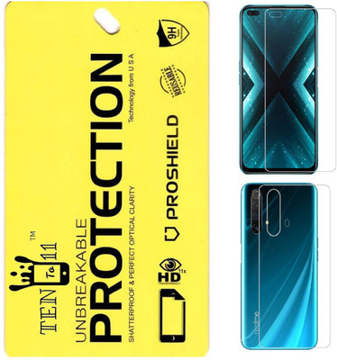 Ten To 11 Front and Back Screen Guard for Realme X3(Pack of 2)