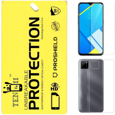 Ten To 11 Front and Back Screen Guard for Realme C11(Pack of 2)