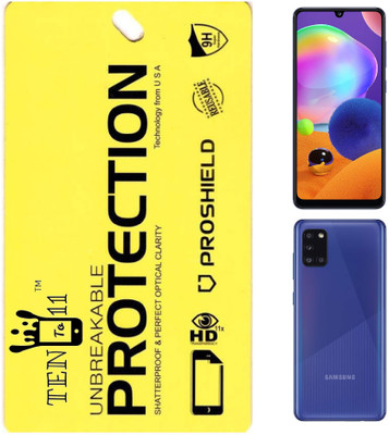 Ten To 11 Front and Back Screen Guard for Samsung Galaxy A31(Pack of 2)
