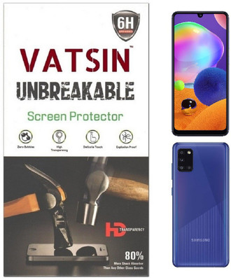 Vatsin Front and Back Screen Guard for Samsung Galaxy A31(Pack of 2)