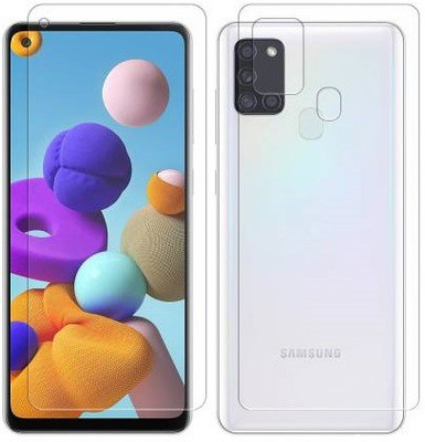 Vatsin Front and Back Screen Guard for Samsung Galaxy A21s(Pack of 2)