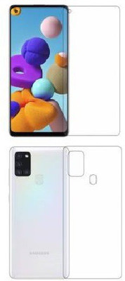 Ten To 11 Front and Back Screen Guard for Samsung Galaxy A21s(Pack of 2)