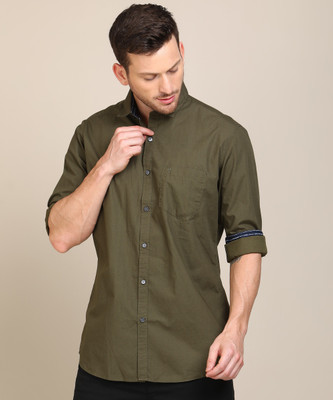 van-heusen-sport-men-solid-casual-green-shirt