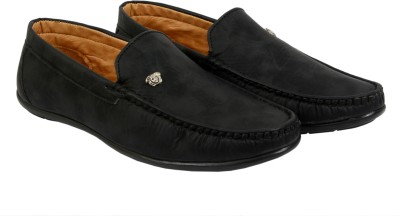 Shoes Kingdom Shoes Kingdom Shoes_LB722 Mocassins Casual Loafer Shoe Loafers For Men(Black , 6)