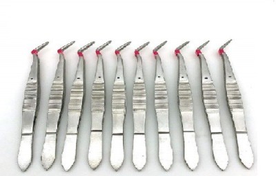 Forgesy DENTAL TWEEZERS PACK OF 10(6-inch) Surgical Plier(Stainless Steel)