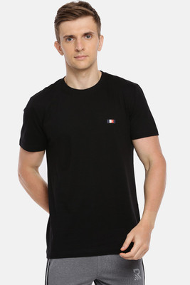 ACTIMAXX Solid Men Round Neck Black T-Shirt