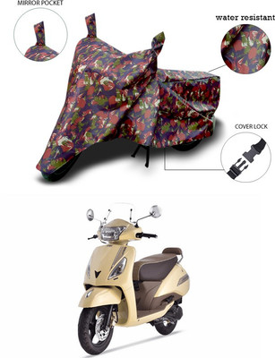 SEBOMJO Two Wheeler Cover for Universal For Bike(Multicolor)