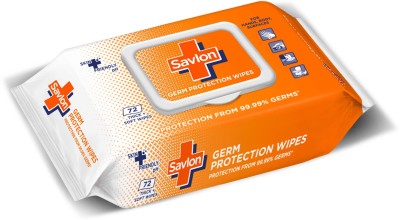 Savlon Germ Protection Wipes(72 Wipes)