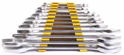 STANLEY 70-379 Steel Double Open End Spanner Set Double Sided Open End Wrench(Pack of 8)