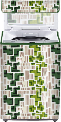 E-Retailer Top Loading Washing Machine  Cover(Width: 58 cm, Green)