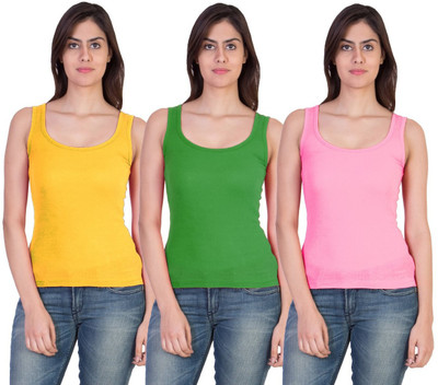 ParasTrade Women Tank Top/Vest(Pack of 3)