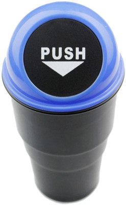 Store Wale Mini Car Trash Bin Can Holder Plastic Dustbin Car Trash Bin Bag