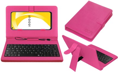 ACM Keyboard Case for Vivo Iqoo U1(Pink, Cases with Holder, Pack of: 1)