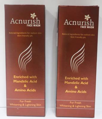 ACNURISH FACE WASH(PACK OF 2*75GM) Face Wash