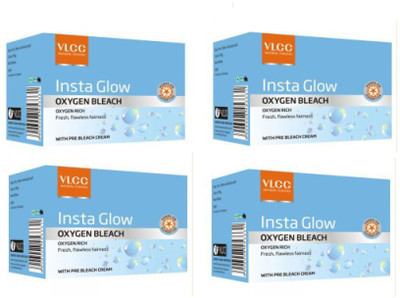 VLCC Insta Glow Oxygen Bleach (Pack of 4)(100 g)