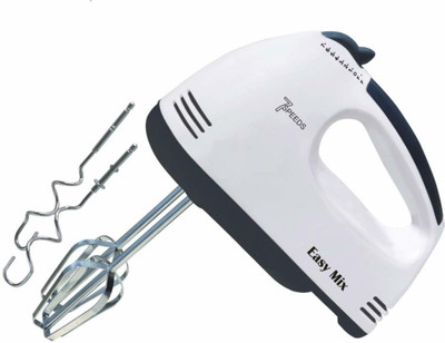 STUNNER 180 W White Hand Blender(Multifunctional Hand Mixer for Egg Beater and Food Blender with 7 Speed Handheld Processor Roasting Automatic Electric Kitchen Tool)