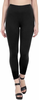 E Solutions Ethnic Wear Legging(Black, Solid)