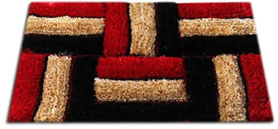 SR Handloom Polyester Door Mat(Multicolor 3, Small)