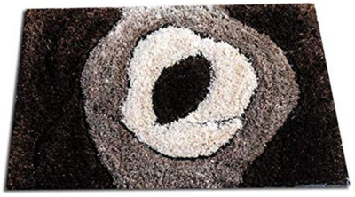 RM Handloom Polyester Door Mat(Multicolor 1, Small)
