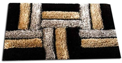 SR Handloom Polyester Door Mat(Multicolor 6, Medium)
