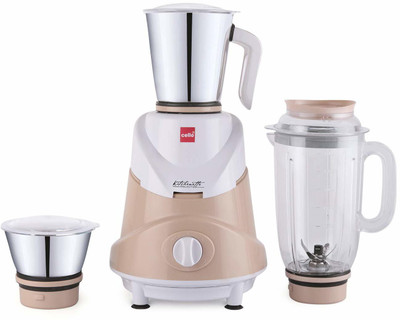 Cello Ertiga Mixer Grinder - Ertiga 750 750 Juicer Mixer Grinder (Cream, 2 Jars)