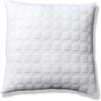 Dreamfactory Polyester Fibre Geometric Cushion Pack of 1(White)