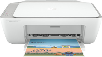 HP DeskJet 2332 Multi-function Color Printer(White, Grey, Ink Cartridge)