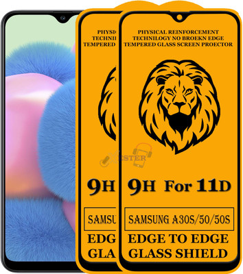 Xester Edge To Edge Tempered Glass for Samsung Galaxy A50(Pack of 2)