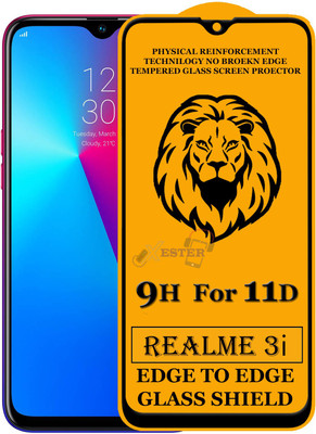 XRENGTH Edge To Edge Tempered Glass for Realme 3i(Pack of 1)