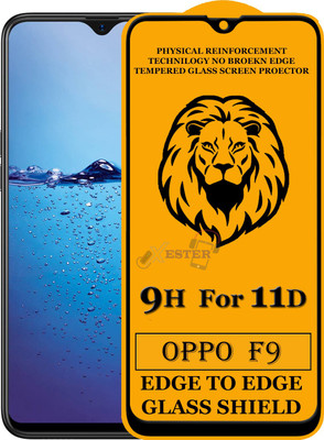 Xester Edge To Edge Tempered Glass for Oppo F9, OPPO F9 Pro(Pack of 1)