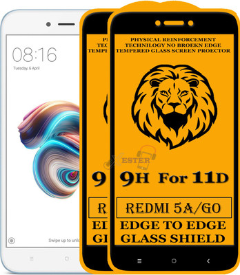 HQ Protection Edge To Edge Tempered Glass for Redmi Go(Pack of 2)