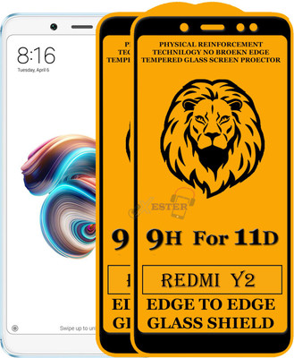 Xester Edge To Edge Tempered Glass for Mi Redmi Y2(Pack of 2)
