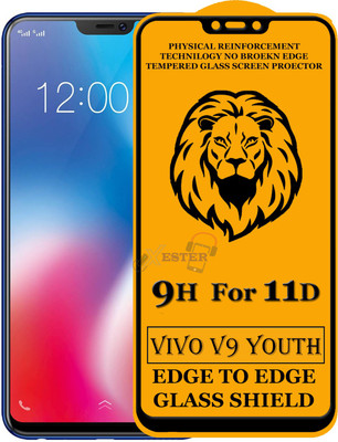 Xester Edge To Edge Tempered Glass for Vivo V9 Youth(Pack of 1)