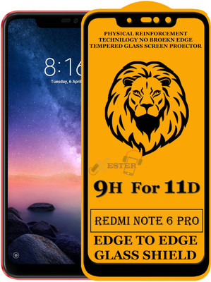 Xester Edge To Edge Tempered Glass for Mi Redmi Note 6 Pro(Pack of 1)