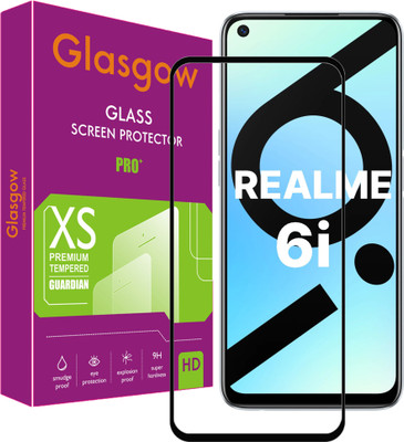 Glasgow Edge To Edge Tempered Glass for Realme 6, Realme 6i, Realme 7, Realme 7i, Realme Narzo 20 Pro(Pack of 1)