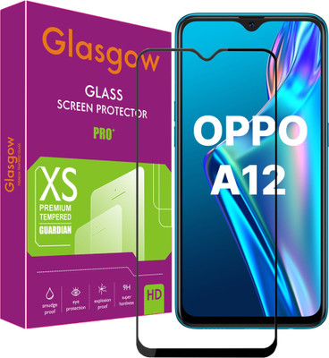 Glasgow Edge To Edge Tempered Glass for Oppo A12(Pack of 1)