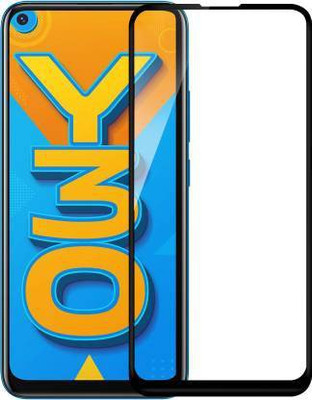 Ravbelli Edge To Edge Tempered Glass for Vivo Y30(Pack of 1)
