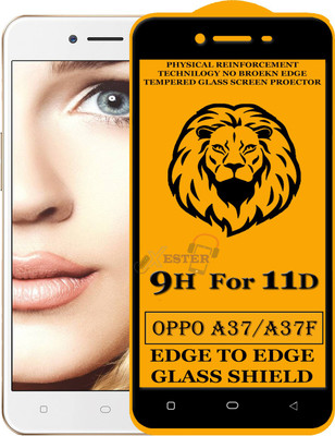 Gorilaorginal Edge To Edge Tempered Glass for Oppo A37(Pack of 1)
