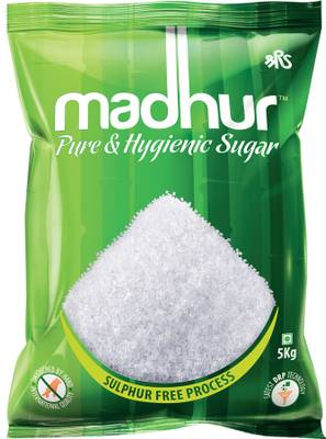 MADHUR Pure and Hygienic Sugar  (5 kg)