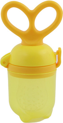iSweven BPA Free Fruit Vegetable Pacifier Nipple Feeder for Babies (FF9003D) Teether and Feeder(Yellow)