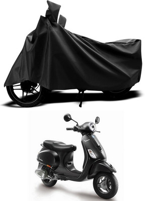 ANTHUB Two Wheeler Cover for Vespa(Piaggio Vespa, Black)