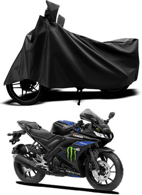 ANTHUB Two Wheeler Cover for Yamaha(YZF R1, Black)