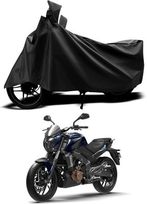 ANTHUB Two Wheeler Cover for Bajaj(Dominar, Black)